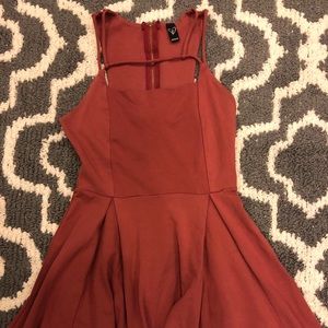 Windsor blush skater dress